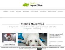 Tablet Screenshot of cuidarmascotas.net